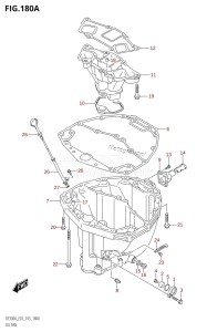 DF250A From 25003P-510001 (E01 E40)  2015 drawing OIL PAN