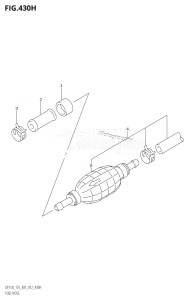 DF175T From 17502F-210001 (E01 E40)  2012 drawing FUEL HOSE (DF175Z:E40)