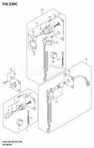 DF25A From 02504F-510001 (P03)  2015 drawing OPT:SWITCH (DF30AT:P03)