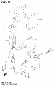 DF40A From 04003F-610001 (E01 E34)  2016 drawing PTT SWITCH /​ ENGINE CONTROL UNIT (DF50ATH:E01)