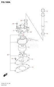 DF350A From 35001F-710001 (E03)  2017 drawing WATER PUMP