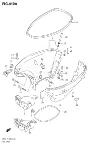 01502F-421001 (2004) 15hp P03-U.S.A (DF15K4) DF15 drawing SIDE COVER