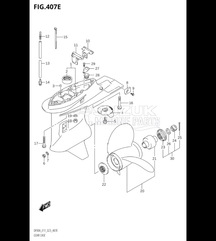 GEAR CASE (DF90AWQH)