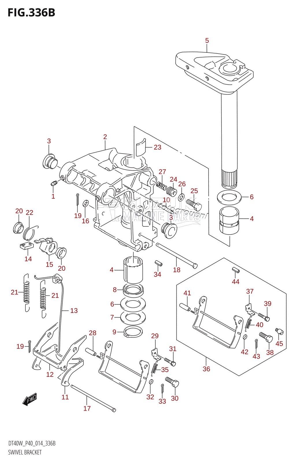 SWIVEL BRACKET (DT40W:P90)