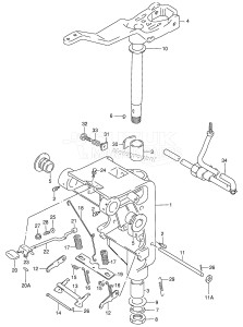 DT60 From 06002-030001 ()  2000 drawing SWIVEL BRACKET (DT60WM)