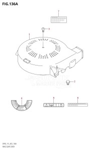 DF90 From 09001F-880001 (E03)  2008 drawing RING GEAR COVER