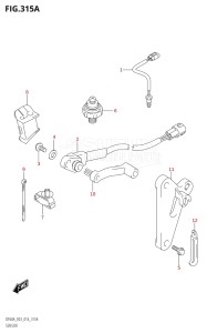 05004F-610001 (2016) 50hp E03-USA (DF50AVT) DF50A drawing SENSOR (DF40A:E03)