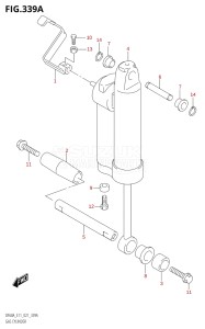 05003F-340001 (2023) 50hp E01-Gen. Export 1 (DF50AT  DF50ATH) DF50A drawing GAS CYLINDER (DF40AQH,DF60AQH)