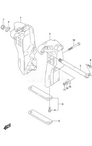 DF 70A drawing Clamp Bracket