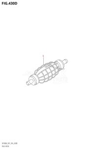 DF250A From 25003P-610001 (E01 E40)  2016 drawing FUEL HOSE (DF250A:E40)