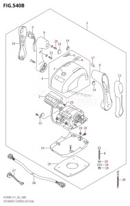 DF175AP From 17503P-240001 (E11)  2022 drawing OPT:REMOTE CONTROL ASSY DUAL (022)