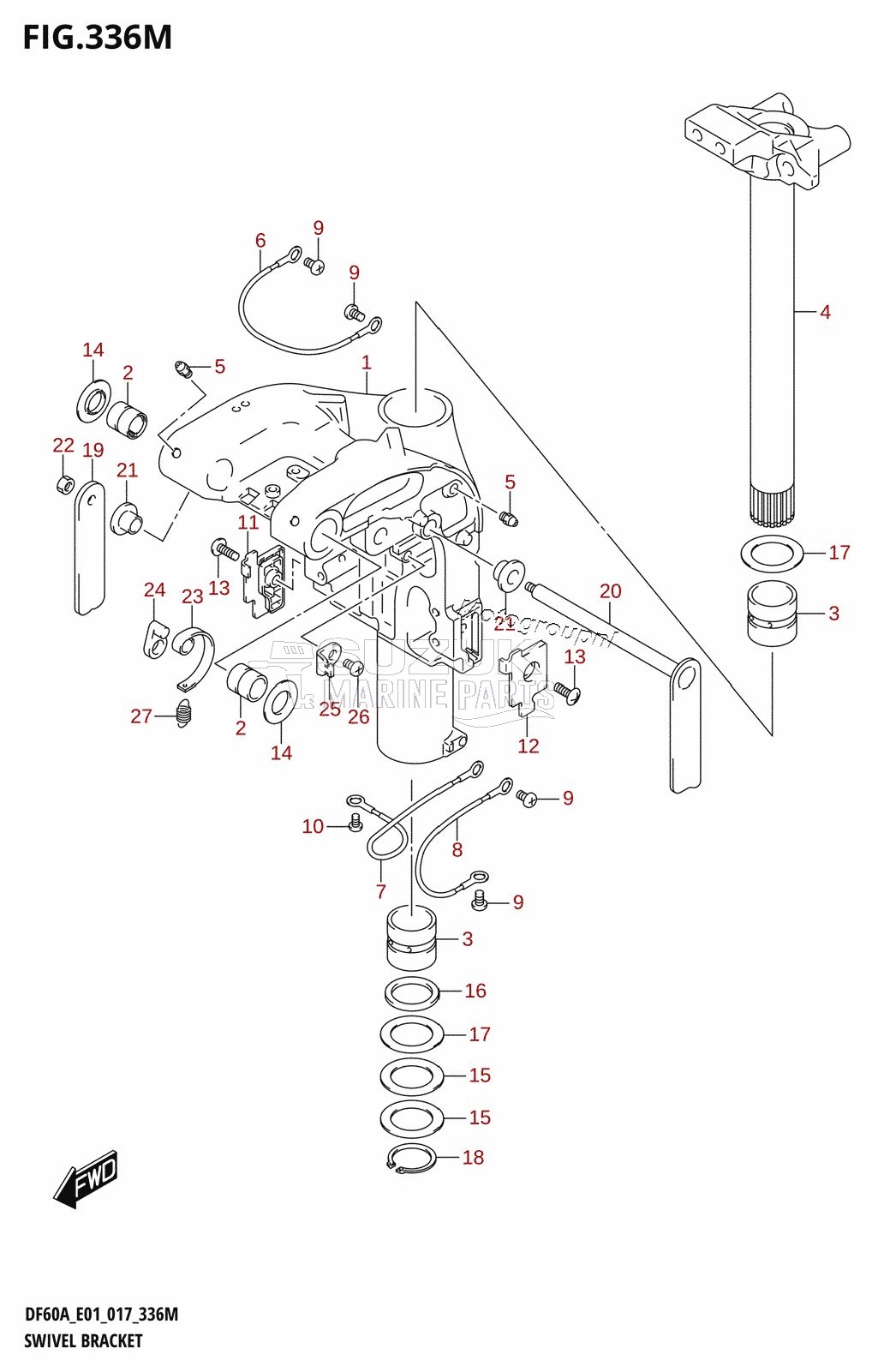 SWIVEL BRACKET (DF60ATH:E40)