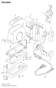 DF225Z From 22503Z-610001 (E01 E40)  2016 drawing OPT:REMOTE CONTROL ASSY SINGLE (1)