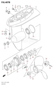 DF4 From 00401F-371001 (P01)  2003 drawing GEAR CASE ((DF4,DF5):(K4,K5,K6,K7,K8,K9,K10,011),DF6)