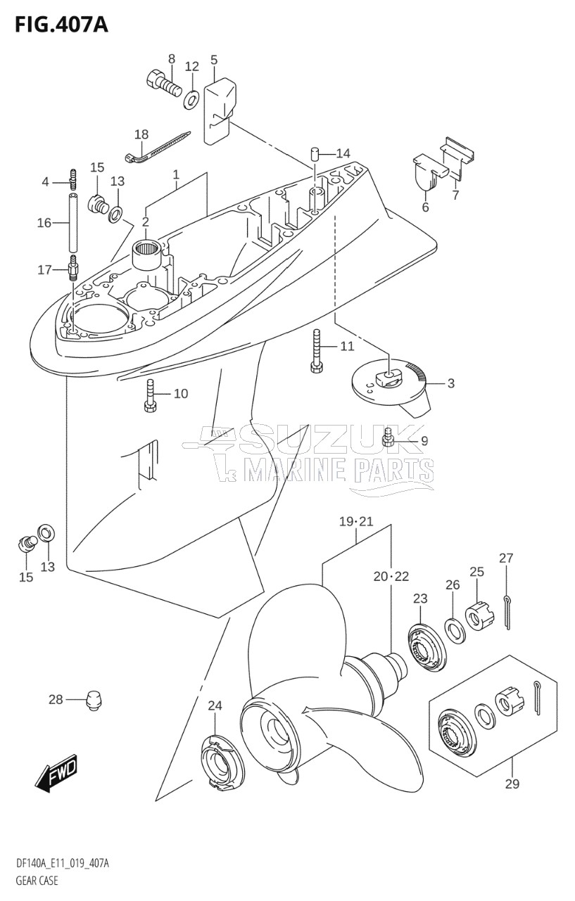 GEAR CASE (DF100AT)