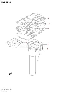 DT30 From 03005-410001 ()  2014 drawing EXHAUST TUBE (DT25K:P36)