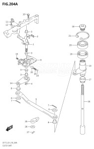 15002Z-810001 (2018) 150hp E01 E40-Gen. Export 1 - Costa Rica (DF150Z) DF150Z drawing CLUTCH SHAFT