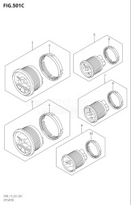 09001F-421001 (2004) 90hp E01-Gen. Export 1 (DF90TK4) DF90 drawing OPT:METER (K8,K9,K10,011)