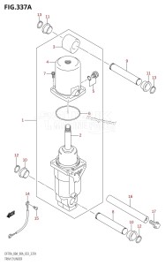 DF90A From 09003F-010001 (E03)  2010 drawing TRIM CYLINDER