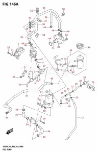 DF30AT From 03003F-440001 (P03)  2024 drawing FUEL PUMP