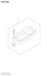 DF140A From 14003F-310001 (E03)  2013 drawing OPT:REMOTE CONTROL SPACER