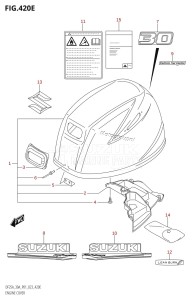 DF25A From 02504F-240001 (P01)  2022 drawing ENGINE COVER (020:DF30A)