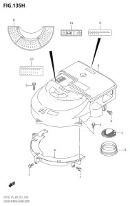 DF150 From 15002F-210001 (E01 E40)  2012 drawing SILENCER /​ RING GEAR COVER (DF175Z:E40)