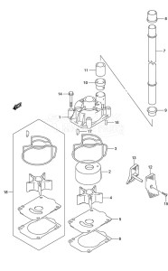 DF 250 drawing Water Pump