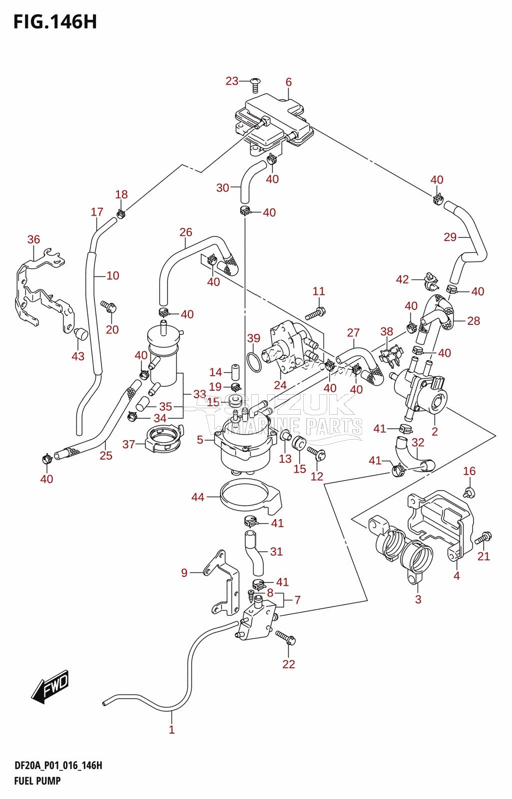 FUEL PUMP (DF20A:P01)