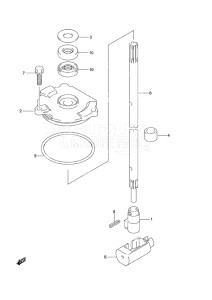 Outboard DF 115A drawing Shift Rod