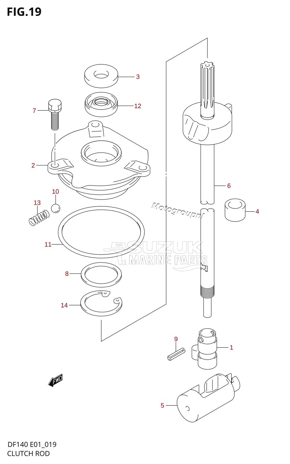 CLUTCH ROD