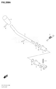 00252F-340001 (2023) 2.5hp P03-U.S.A (DF2.5) DF2.5 drawing CLUTCH LEVER