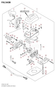 DF300Z From 30001Z-980001 (E03)  2009 drawing OPT:REMOTE CONTROL ASSY SINGLE (K8,K9,K10,011)