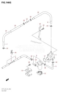 DF150 From 15002F-410001 (E01 E40)  2014 drawing FUEL PUMP (DF150ZG:E01)