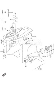 DF 90A drawing Gear Case