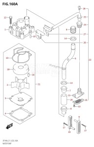 DF115AST From 11504F-040001 (E03)  2020 drawing WATER PUMP (E03,E11)