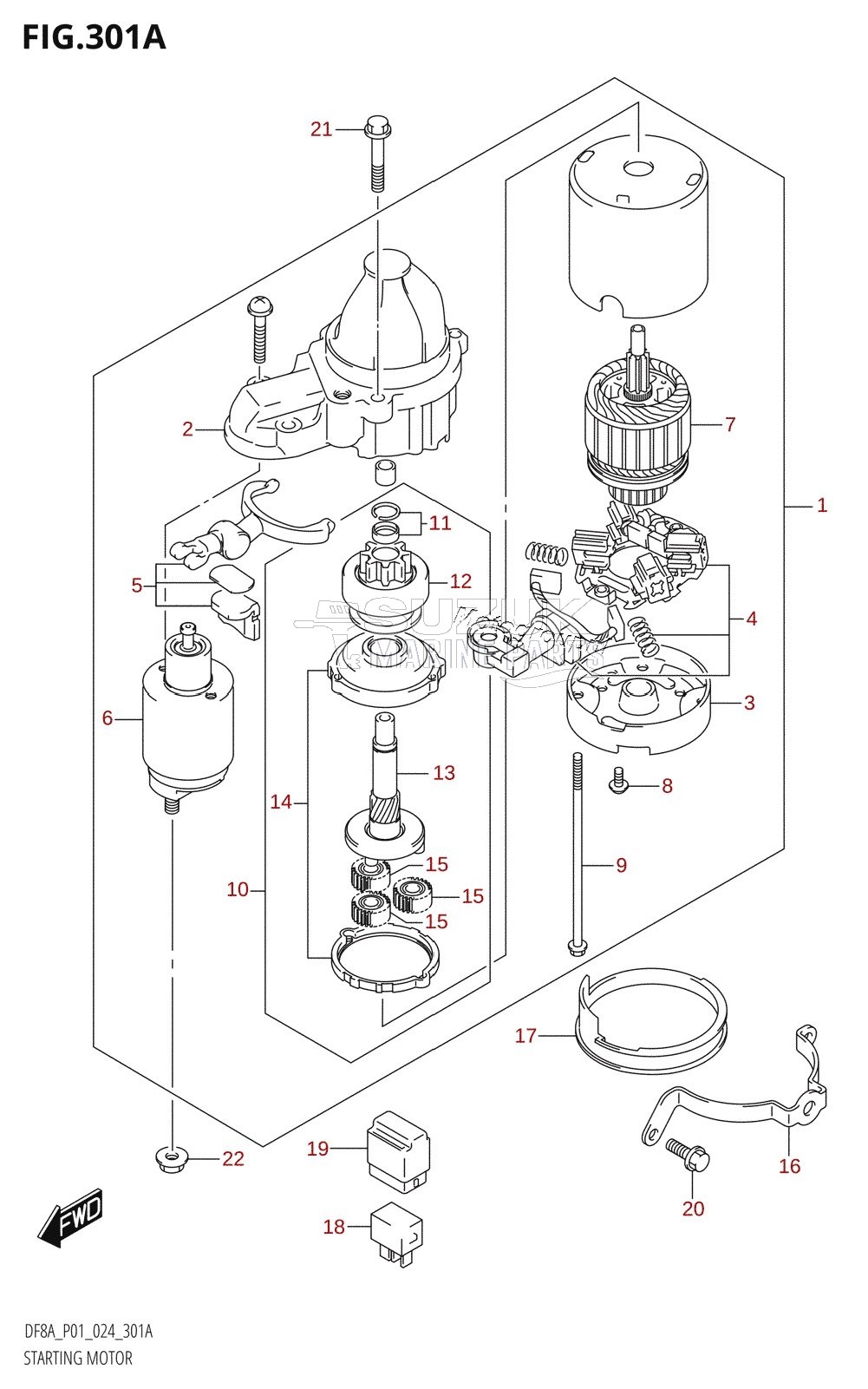 STARTING MOTOR (E-STARTER)