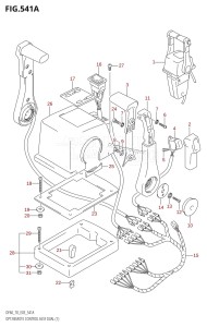 DF70 From 07001F-971001 (E03)  1999 drawing OPT:REMOTE CONTROL ASSY DUAL (1) (K5,K6,K7,K8,K9)