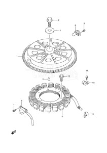 Outboard DF 90A drawing Magneto