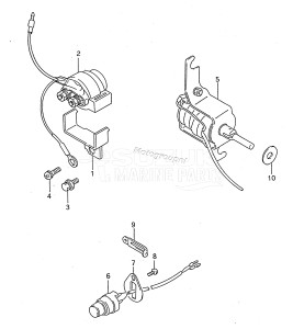 DT50 From 05004-971001 ()  1999 drawing CHOKE SOLENOID