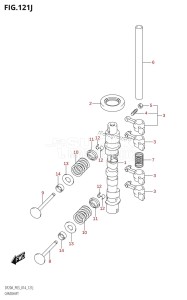 DF20A From 02002F-410001 (P03)  2014 drawing CAMSHAFT (DF20AR:P03)