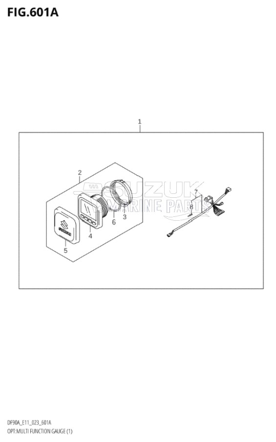 OPT:MULTI FUNCTION GAUGE (1) (SEE NOTE)