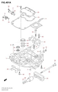 07003F-110001 (2011) 70hp E03-USA (DF70AT) DF70A drawing ENGINE HOLDER