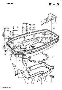 DT75 From 070501-60614 ()  1986 drawing LOWER COVER