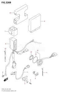 DF50A From 05003F-210001 (E03)  2012 drawing PTT SWITCH /​ ENGINE CONTROL UNIT (DF50A)