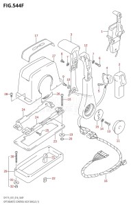 DF175TG From 17502F-610001 (E01 E40)  2016 drawing OPT:REMOTE CONTROL ASSY SINGLE (1) (DF175T:E40)