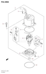 DF200 From 20002F-210001 (E01 E40)  2012 drawing PTT MOTOR (DF200T:E01:(X-TRANSOM,XX-TRANSOM))