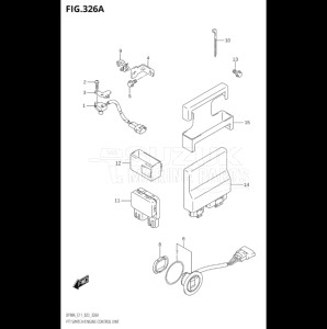 09003F-140001 (2021) 90hp E11 E40-Gen. Export 1-and 2 (DF90ATH    DF90AWQH  DF90AWQH   DF90AWQH    DF90AWQH) DF90A drawing PTT SWITCH / ENGINE CONTROL UNIT (SEE NOTE)