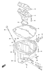 DF 250 drawing Oil Pan