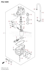 DF80A From 08002F-410001 (E01 E40)  2014 drawing FUEL VAPOR SEPARATOR (DF90A:E40)